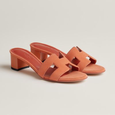 Oasis sandal - Orange | Hermès Singapore